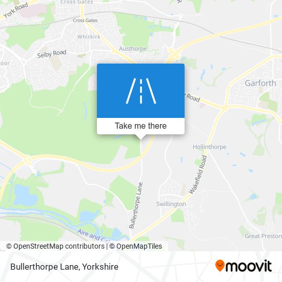 Bullerthorpe Lane map