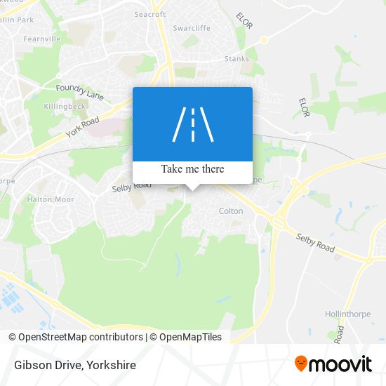 Gibson Drive map
