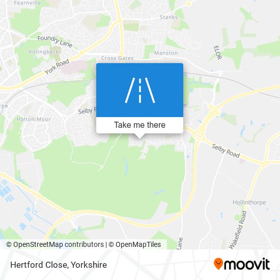 Hertford Close map