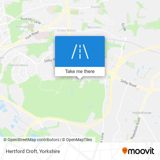 Hertford Croft map