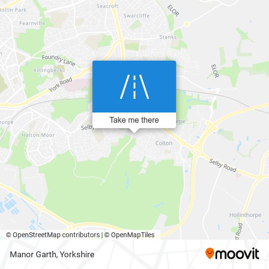 Manor Garth map