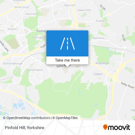 Pinfold Hill map