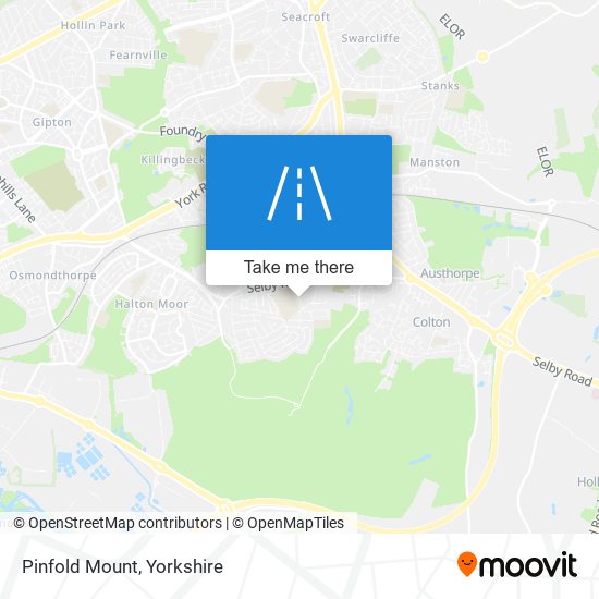 Pinfold Mount map