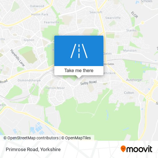 Primrose Road map