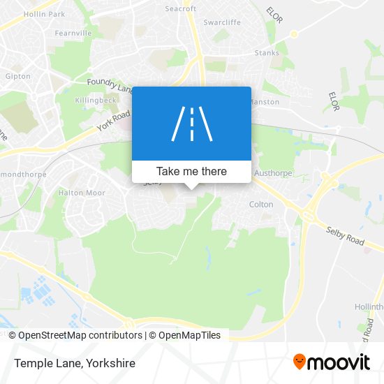 Temple Lane map