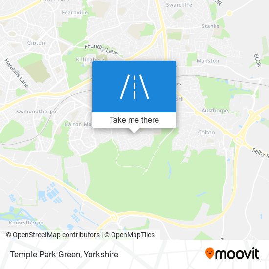 Temple Park Green map