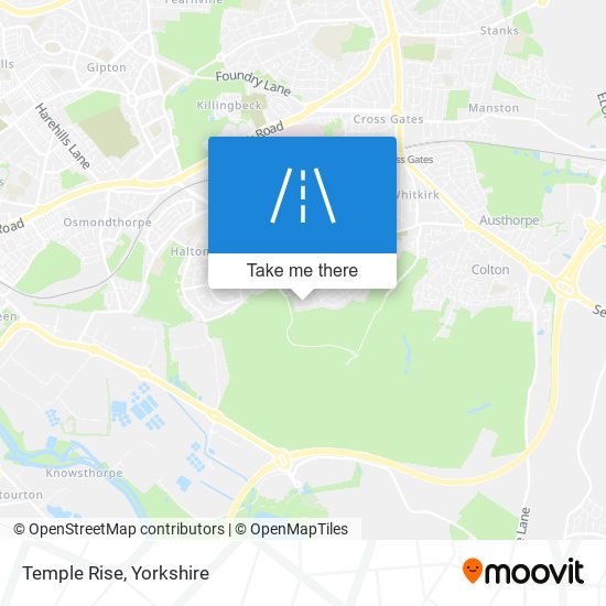 Temple Rise map