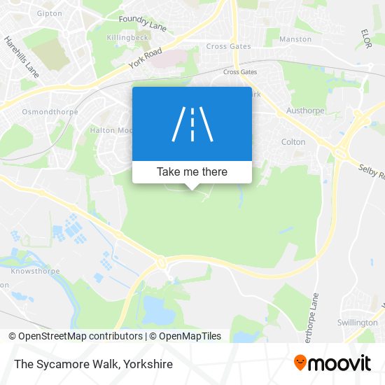 The Sycamore Walk map