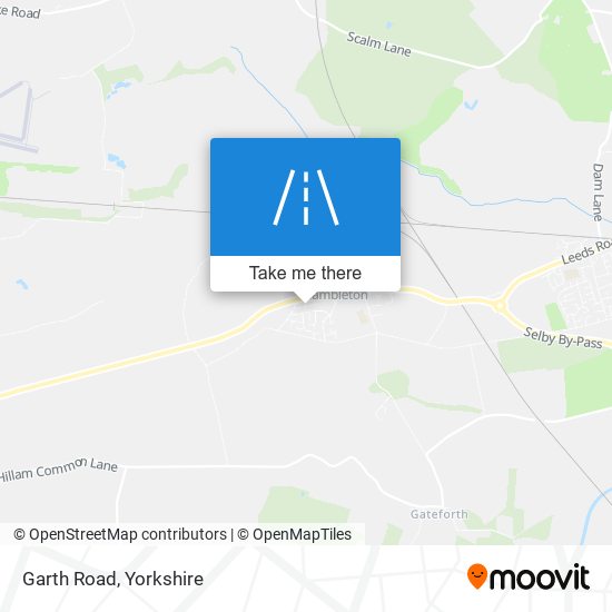 Garth Road map