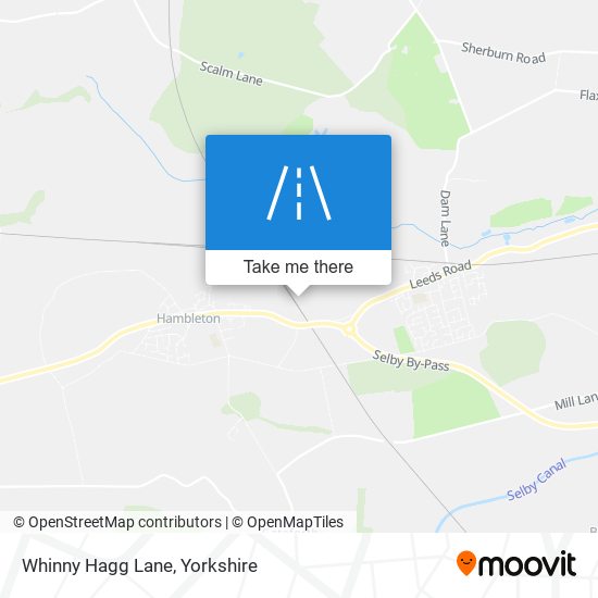 Whinny Hagg Lane map