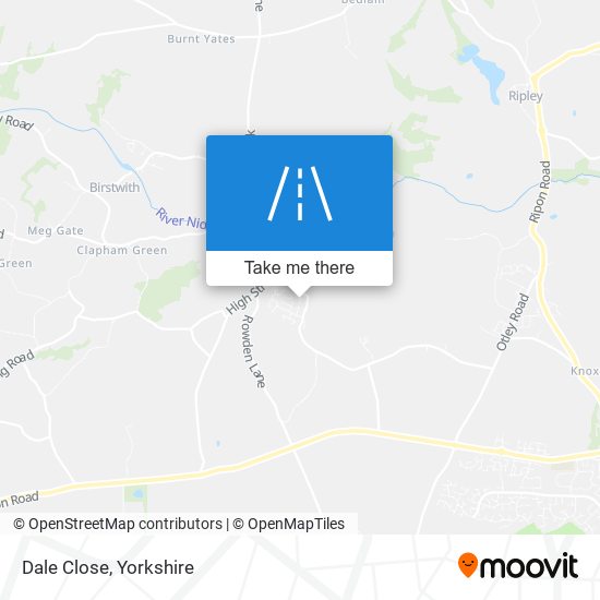 Dale Close map