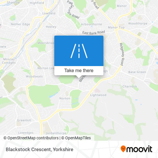 Blackstock Crescent map
