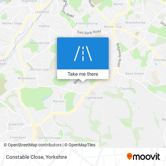 Constable Close map