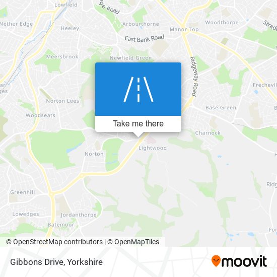 Gibbons Drive map