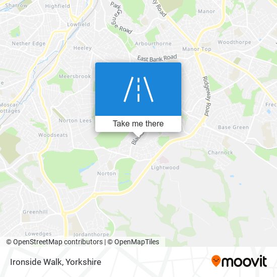Ironside Walk map