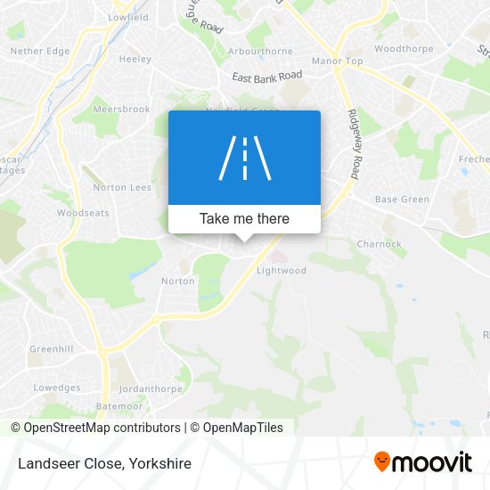 Landseer Close map