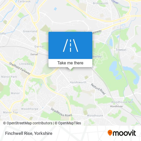 Finchwell Rise map