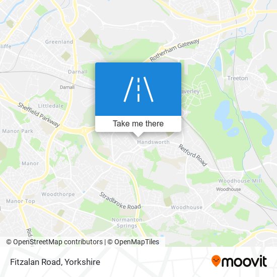 Fitzalan Road map