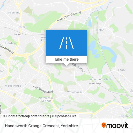 Handsworth Grange Crescent map