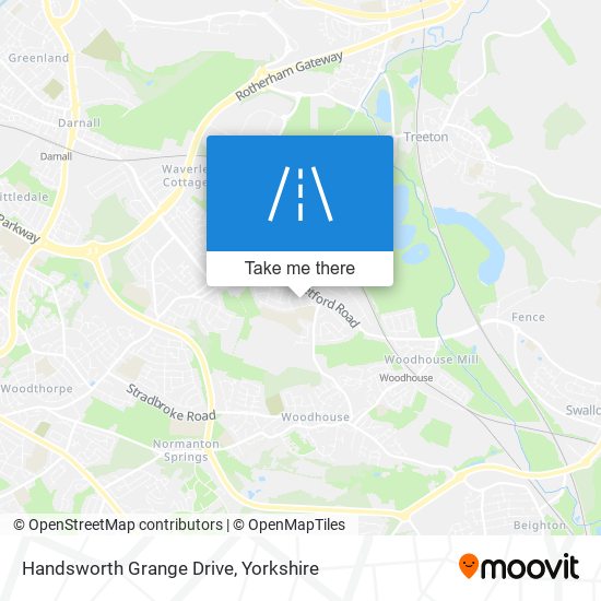Handsworth Grange Drive map