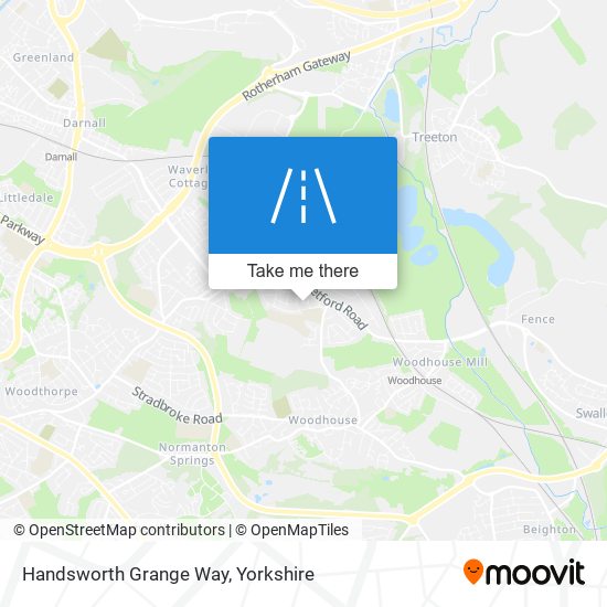 Handsworth Grange Way map