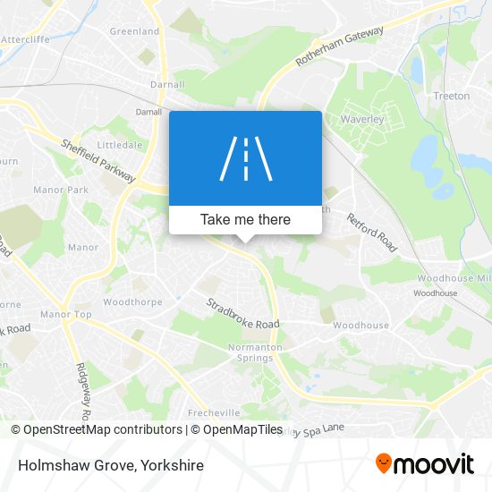 Holmshaw Grove map