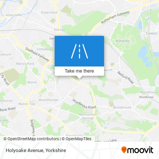 Holyoake Avenue map