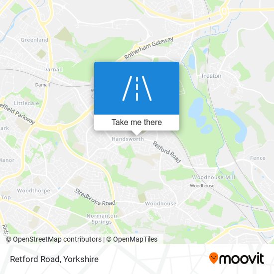 Retford Road map