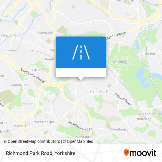 Richmond Park Road map