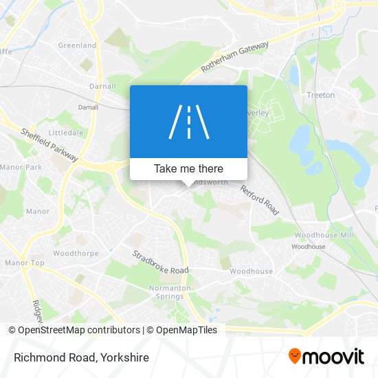Richmond Road map