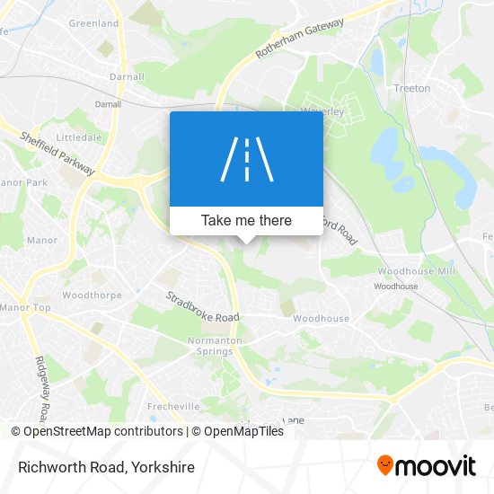 Richworth Road map
