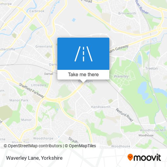 Waverley Lane map