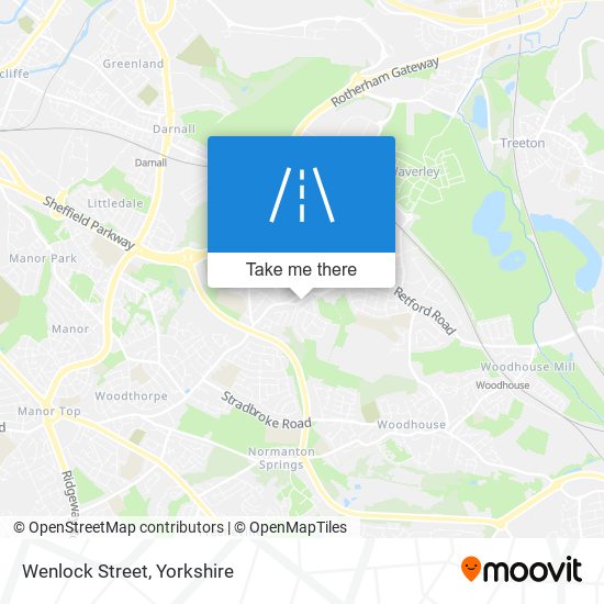 Wenlock Street map