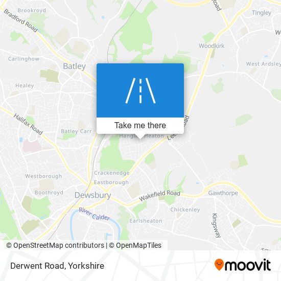 Derwent Road map