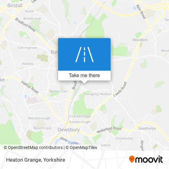 Heaton Grange map