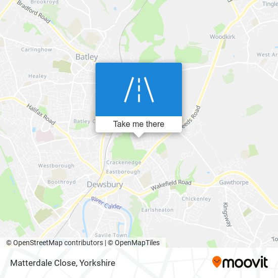 Matterdale Close map