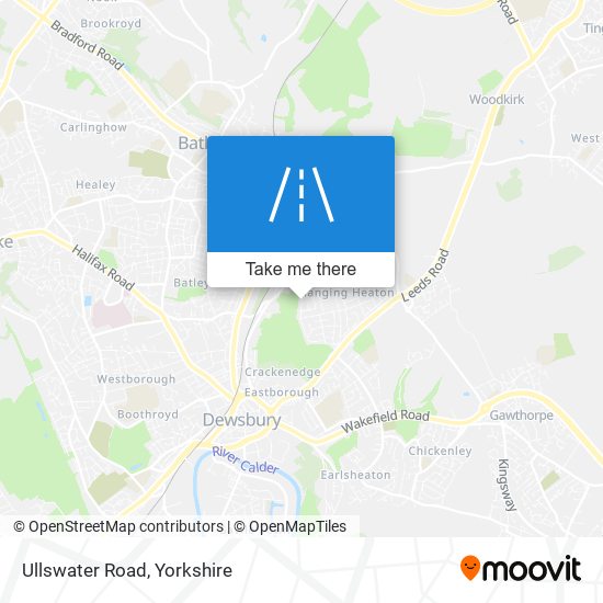 Ullswater Road map
