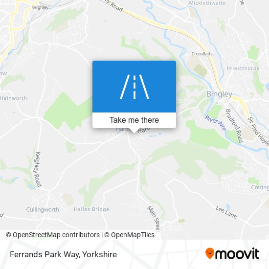 Ferrands Park Way map