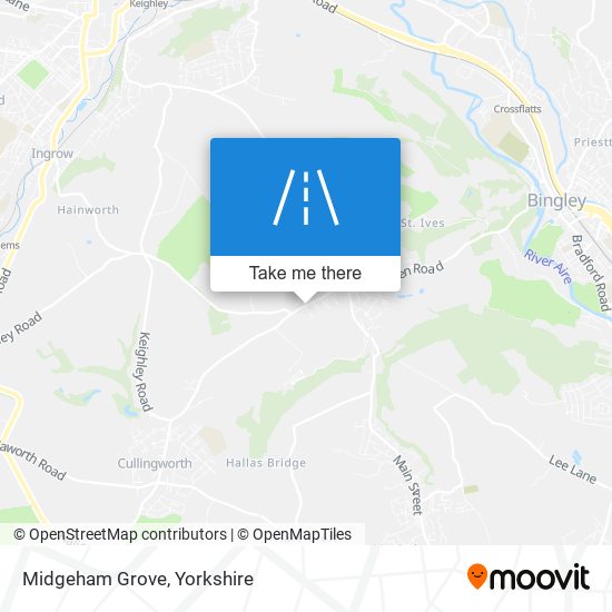 Midgeham Grove map