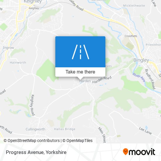 Progress Avenue map