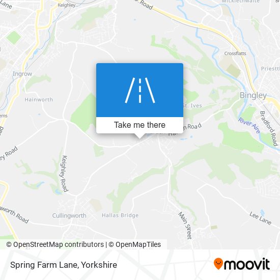 Spring Farm Lane map