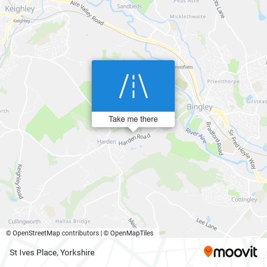 St Ives Place map