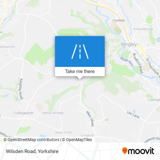 Wilsden Road map