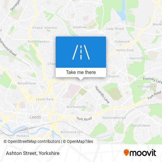 Ashton Street map