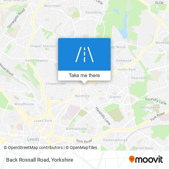 Back Rossall Road map