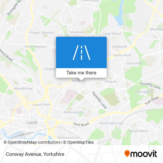 Conway Avenue map