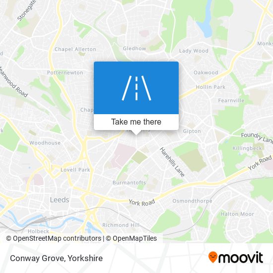 Conway Grove map