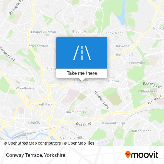 Conway Terrace map
