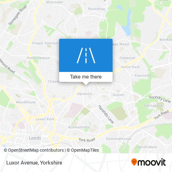 Luxor Avenue map