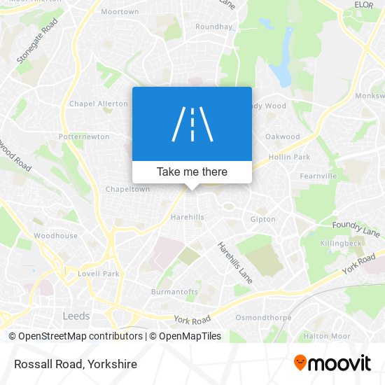Rossall Road map